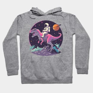 Astronauts riding T-Rex Hoodie